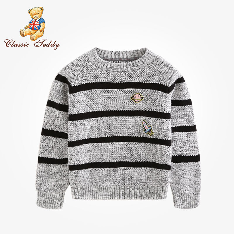 当经典小熊邂逅舒适针织 精典泰迪童装毛衣的温暖守护